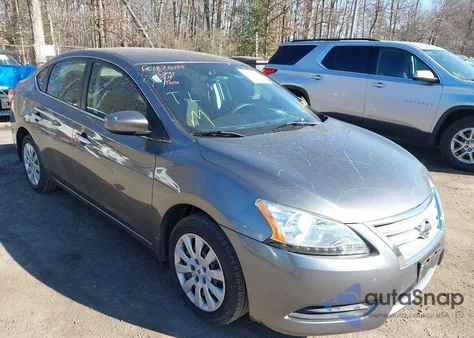 2015 Nissan Sentra S z USA, uszkodzony, nr VIN 3N1AB7AP4FY272104